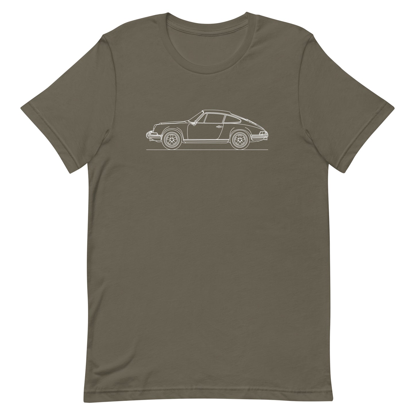 Unisex Porsche 911 classic t-shirt in army color