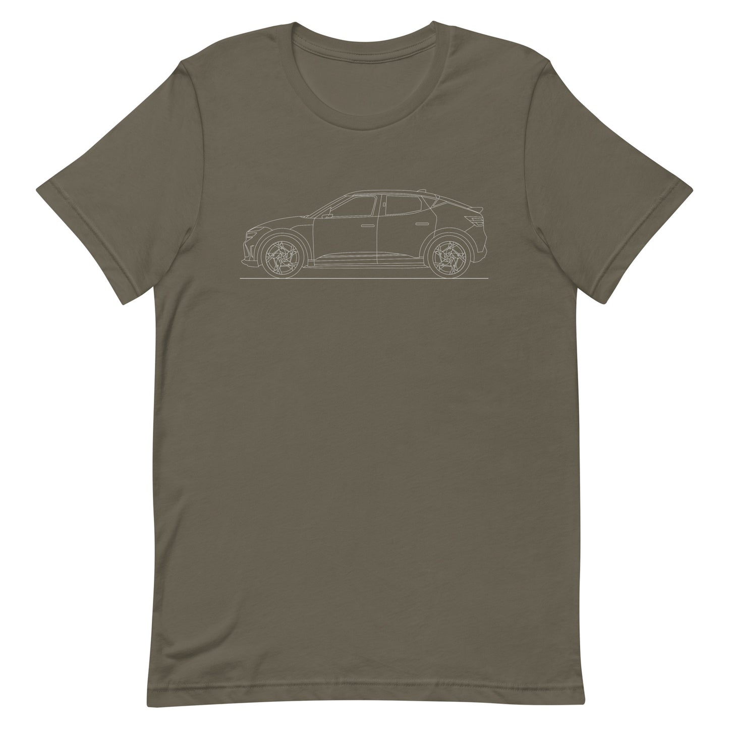 Unisex Genesis GV60 t-shirt in army color