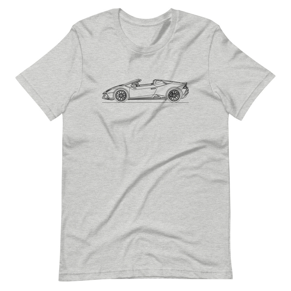 Athletic heather Lamborghini Huracan Evo t-shirt