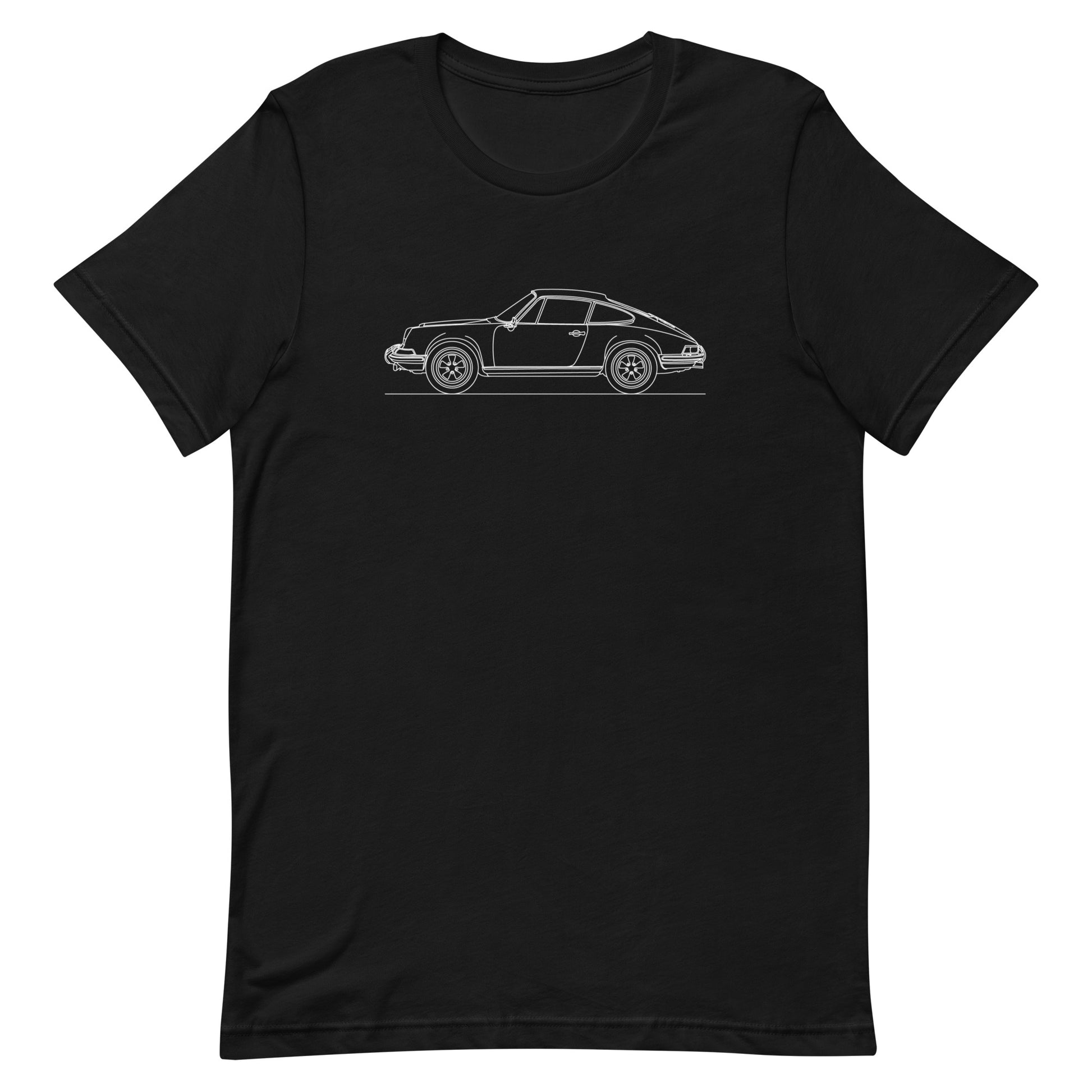 Porsche 911 Classic Outline T-shirt design displayed
