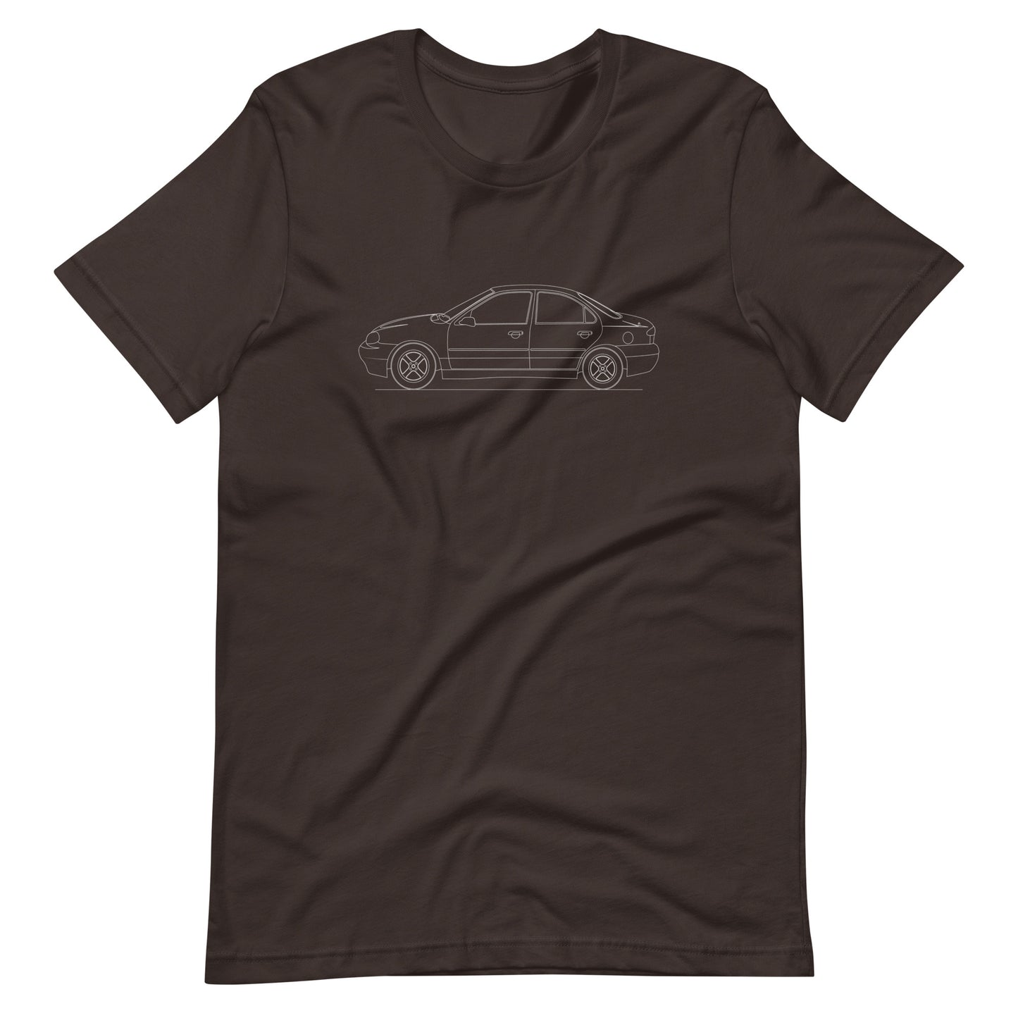 Unisex Ford Contour SVT T-shirt in brown