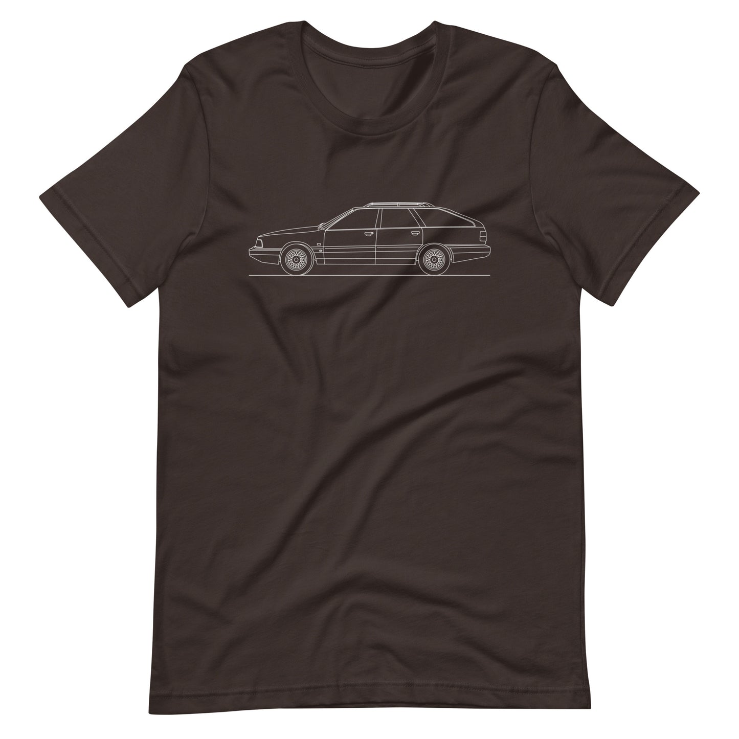 Brown Audi Quattro Avant T-shirt for casual wear