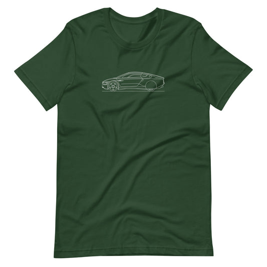 Volkswagen XL-1 silhouette t-shirt on display