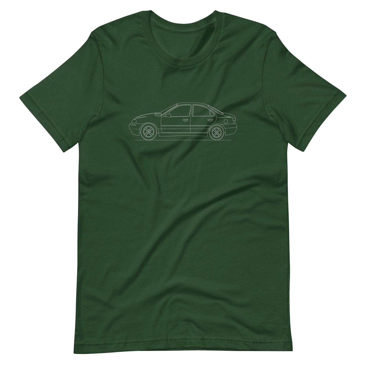Unisex staple t-shirt in forest green