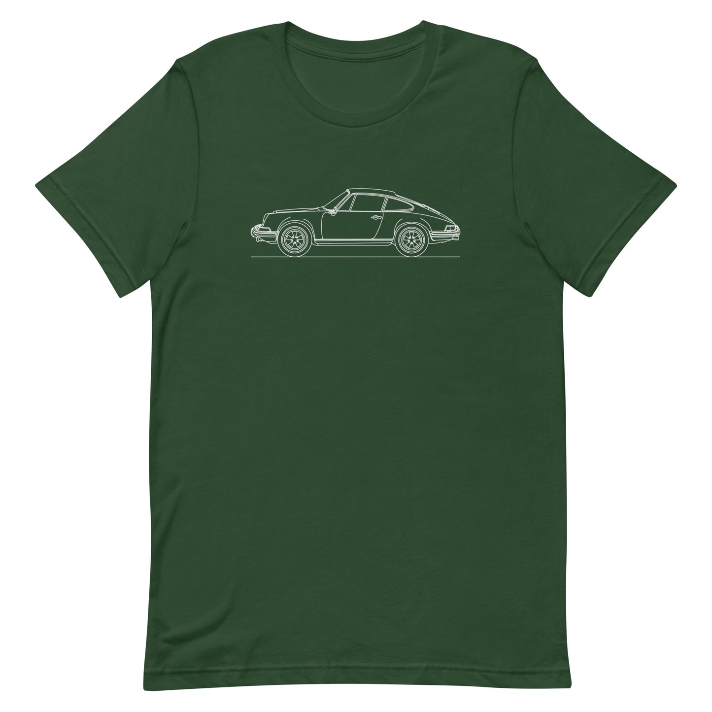 Unisex Porsche 911 classic t-shirt in forest