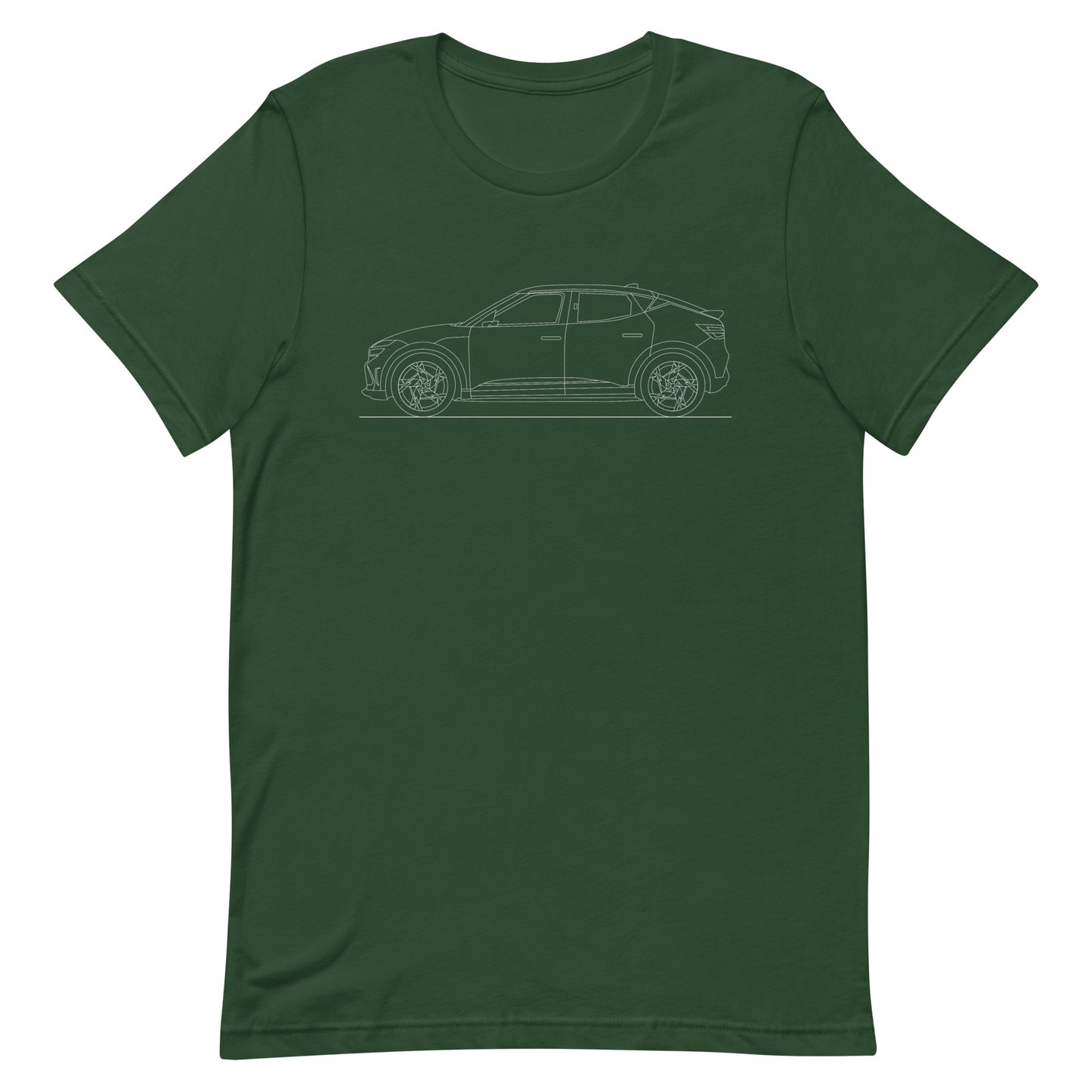 Unisex Genesis GV60 t-shirt in forest color