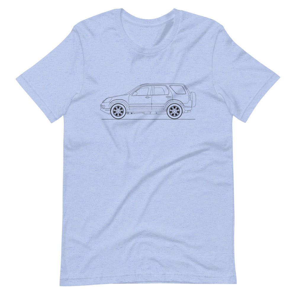 Unisex Honda CR-V 2nd Gen T-shirt in blue