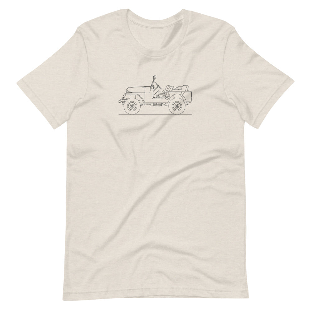 Jeep Willys CJ-5 t-shirt in heather dust