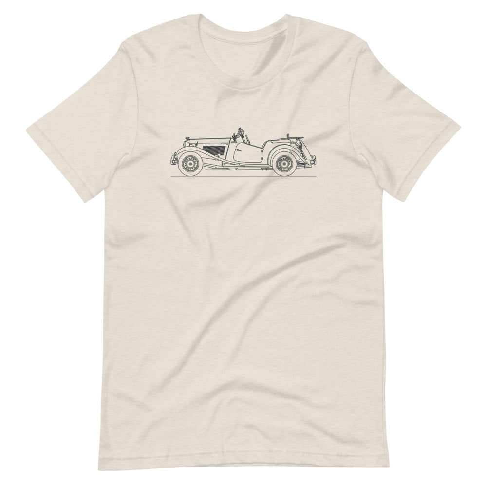 Unisex staple t-shirt in heather dust color