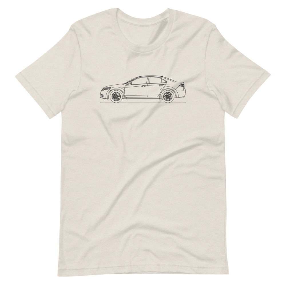 Unisex Acura TSX CU2 t-shirt in heather dust