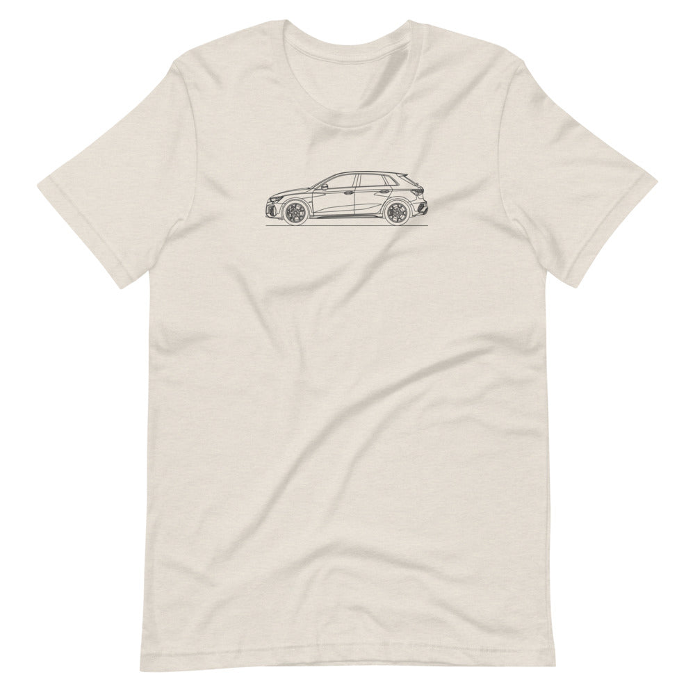 Unisex staple t-shirt in heather dust