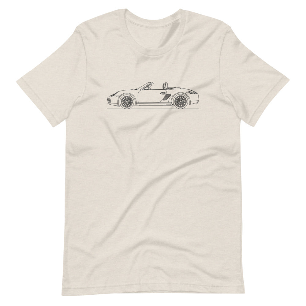 Heather dust Porsche Boxster 987 t-shirt design
