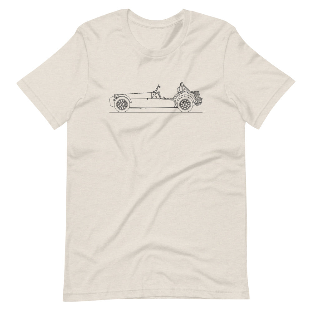 Unisex Caterham Seven t-shirt in heather dust