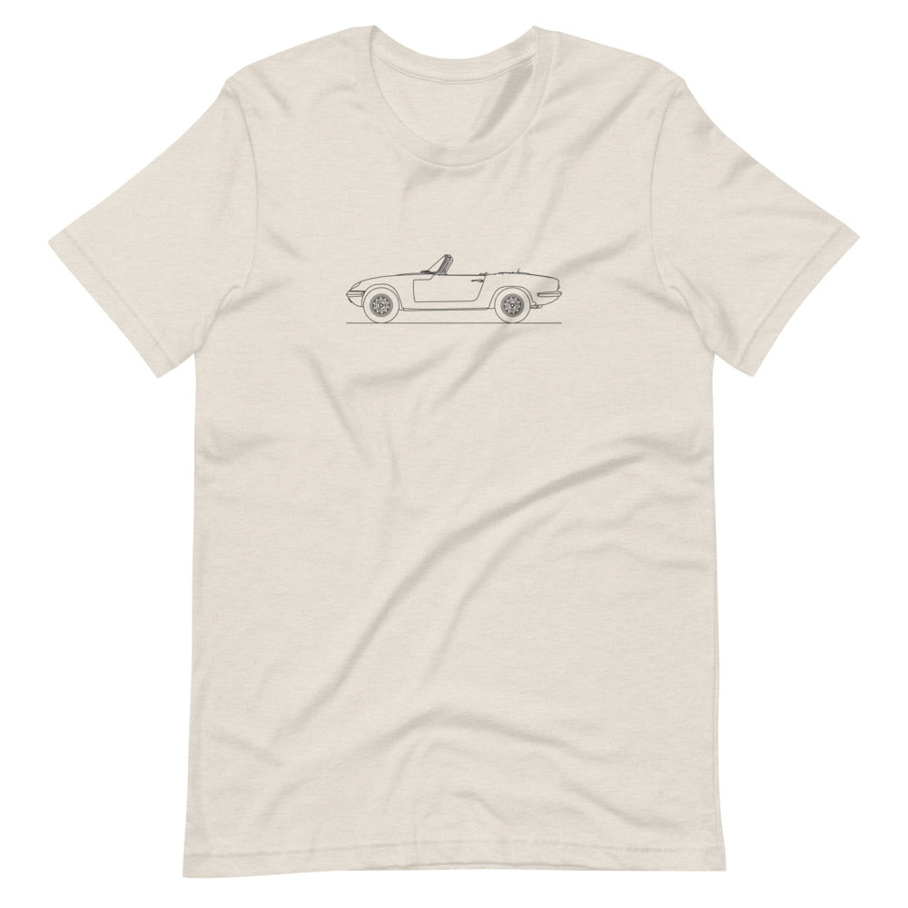Heather dust lotus elan 1500 t-shirt design