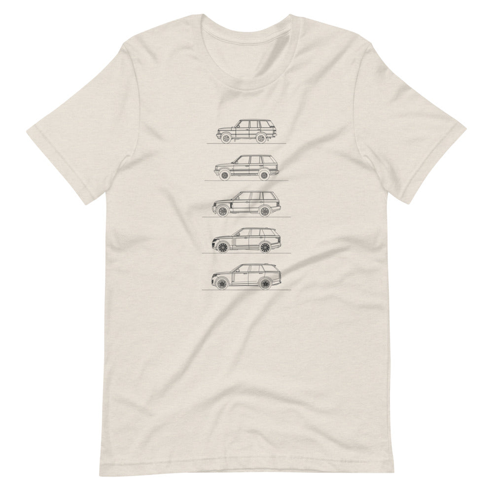 Land Rover Range Rover Evolution t-shirt design