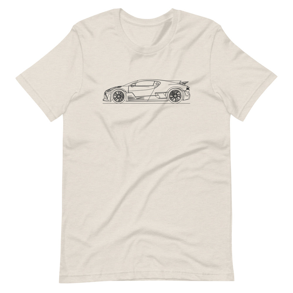 Unisex Bugatti Divo T-shirt in Heather Dust