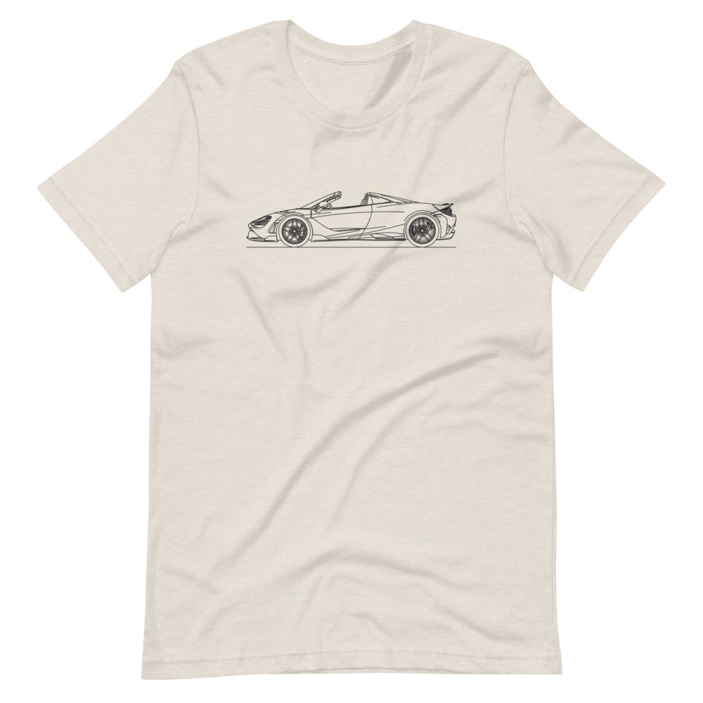 Unisex McLaren 765LT Spider t-shirt in heather dust