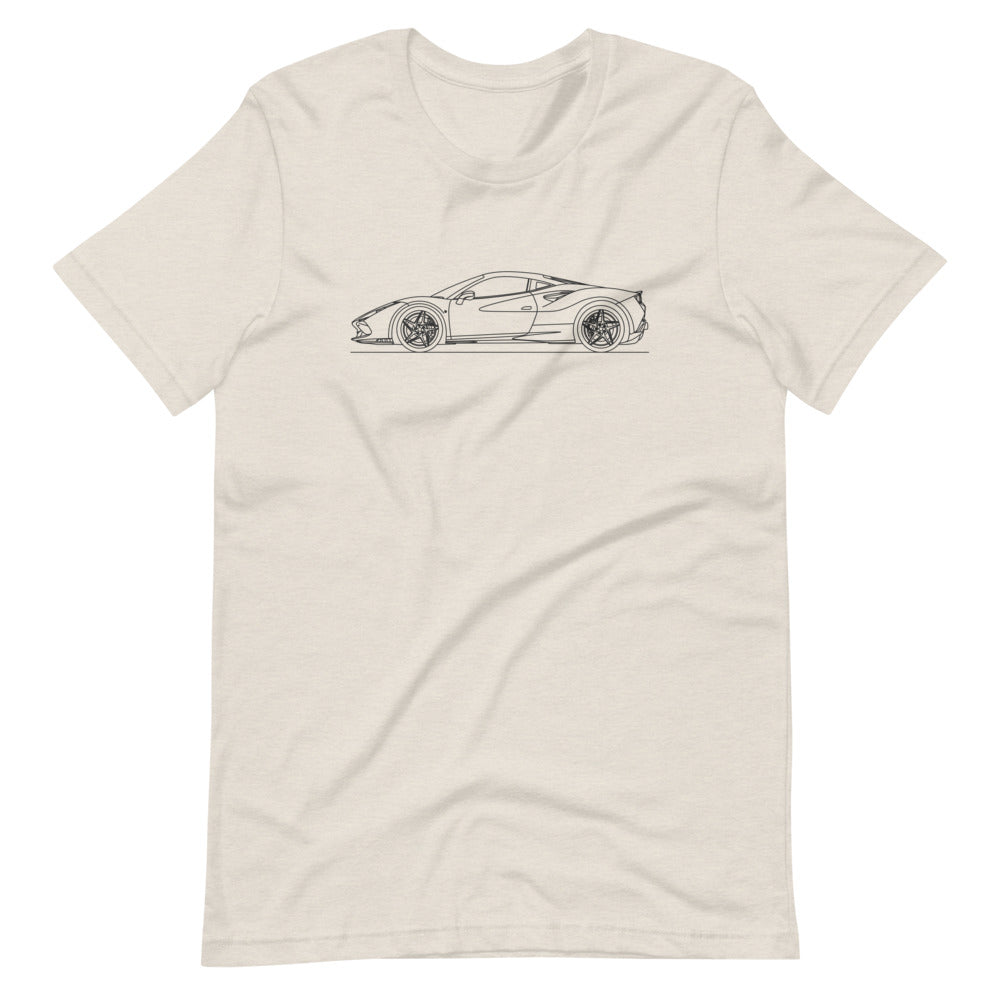 Ferrari F8 Tributo t-shirt in heather dust