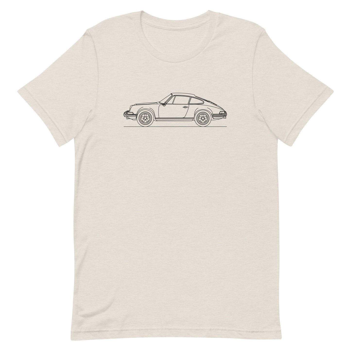 Unisex Porsche 911 classic t-shirt in heather dust