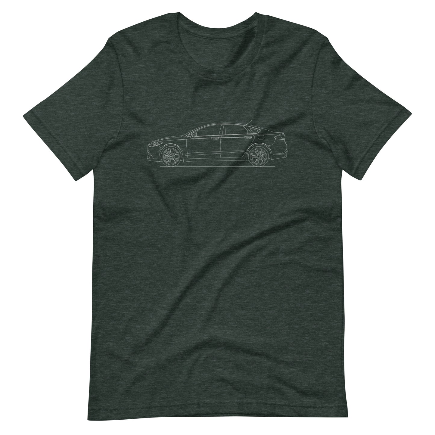 Unisex Ford Fusion Sport T-shirt in heather forest