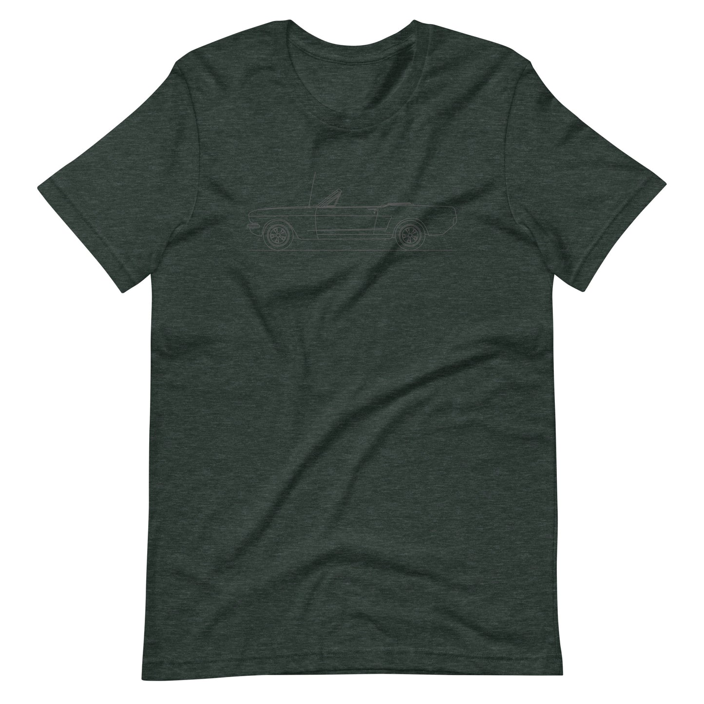Unisex staple t-shirt with Ford Mustang GT design