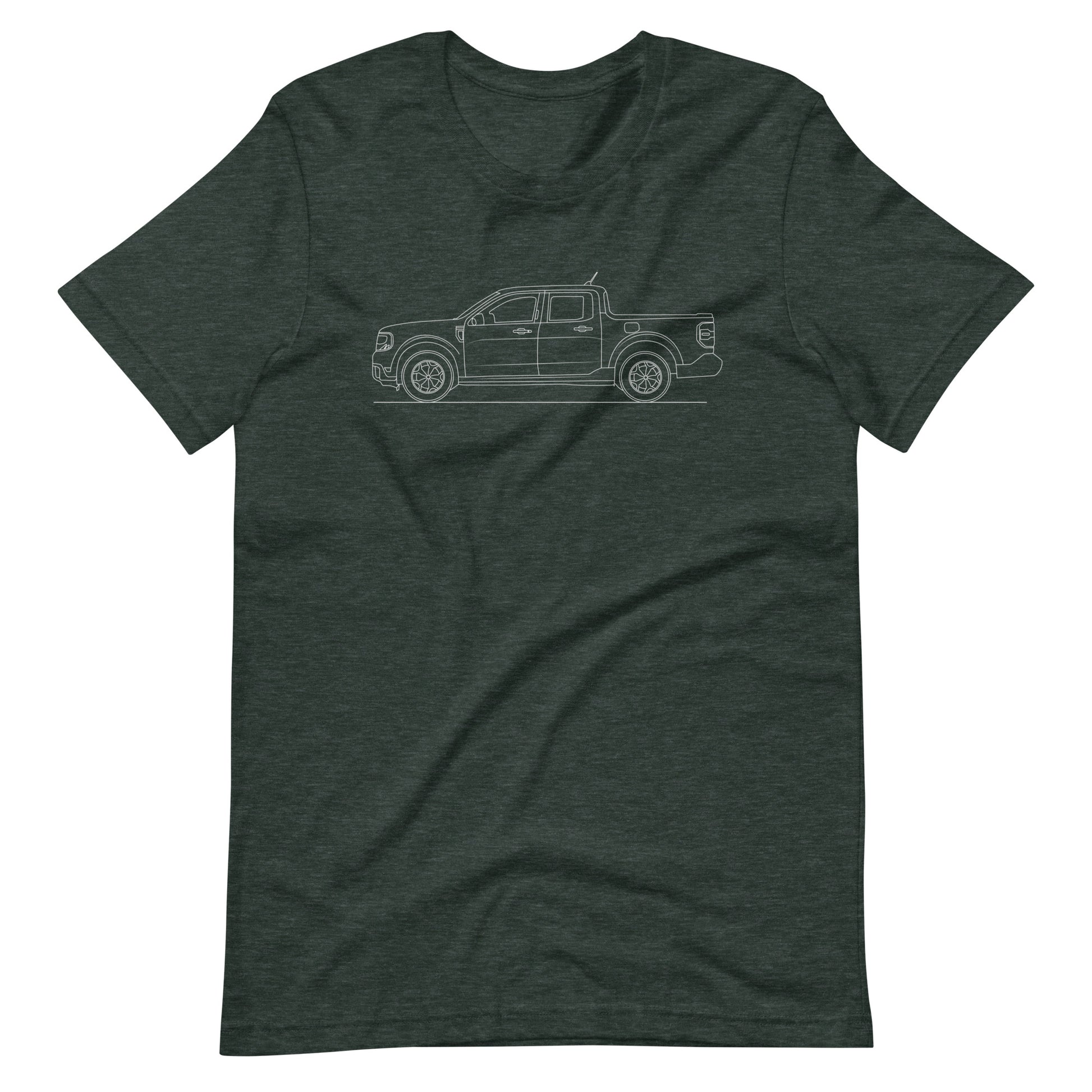 Unisex Ford Maverick Lariat T-shirt displayed