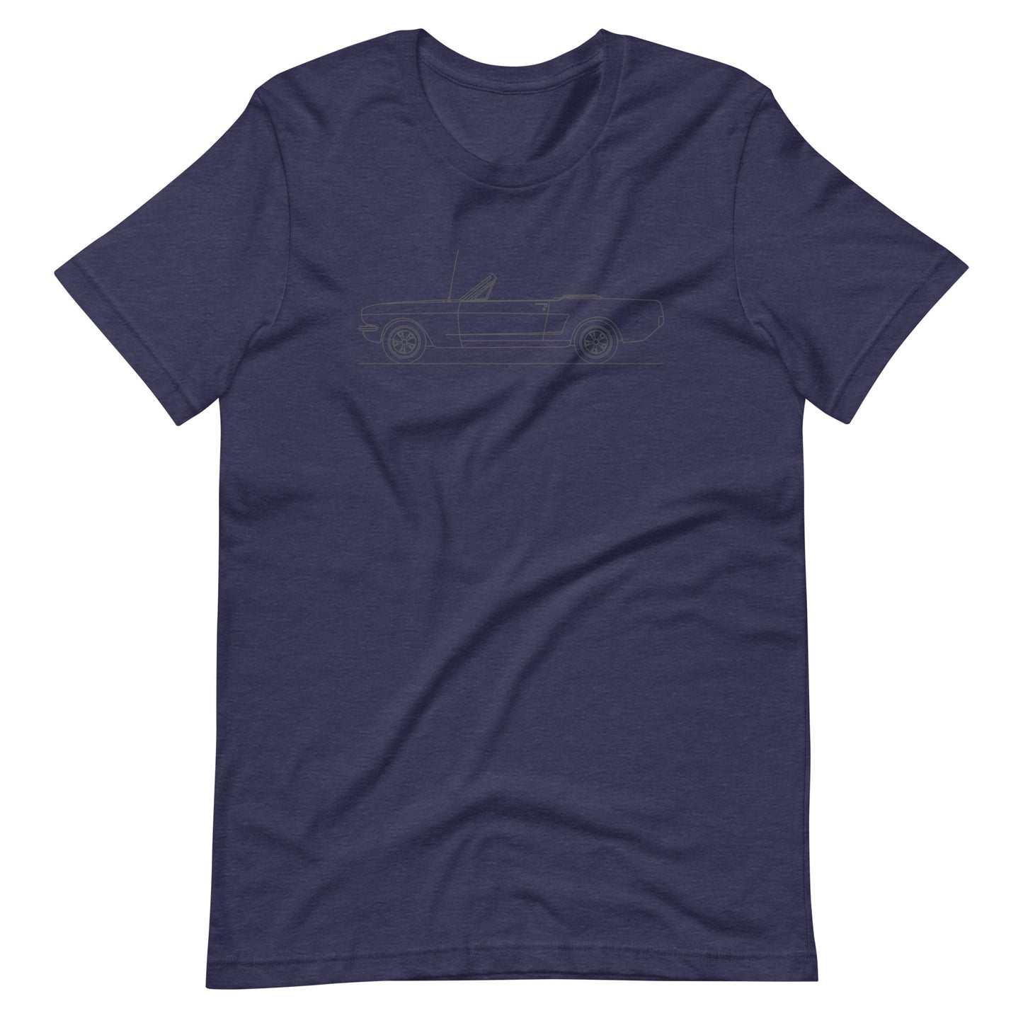 Unisex staple t-shirt in heather midnight navy