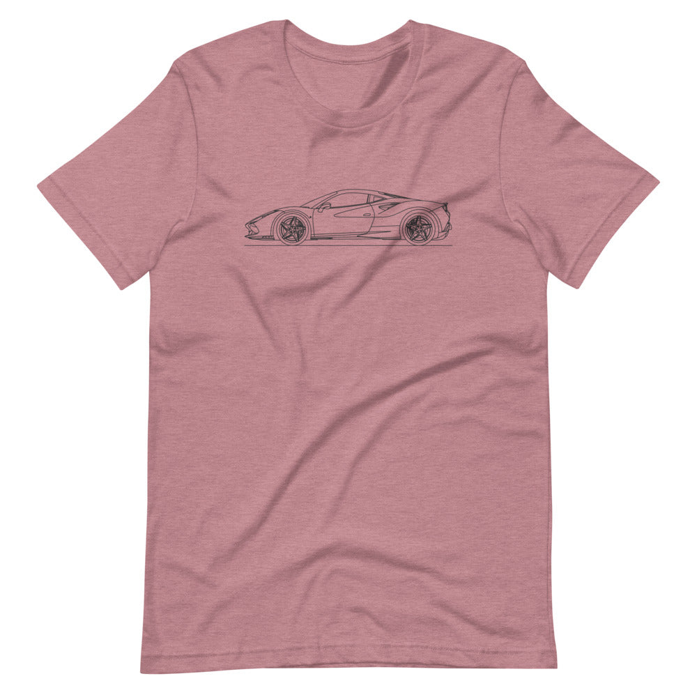 Ferrari F8 Tributo t-shirt in heather orchid