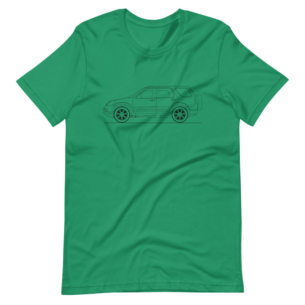 Unisex Honda CR-V t-shirt in Kelly green