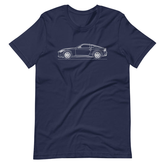 Nissan 400Z outline t-shirt in navy color