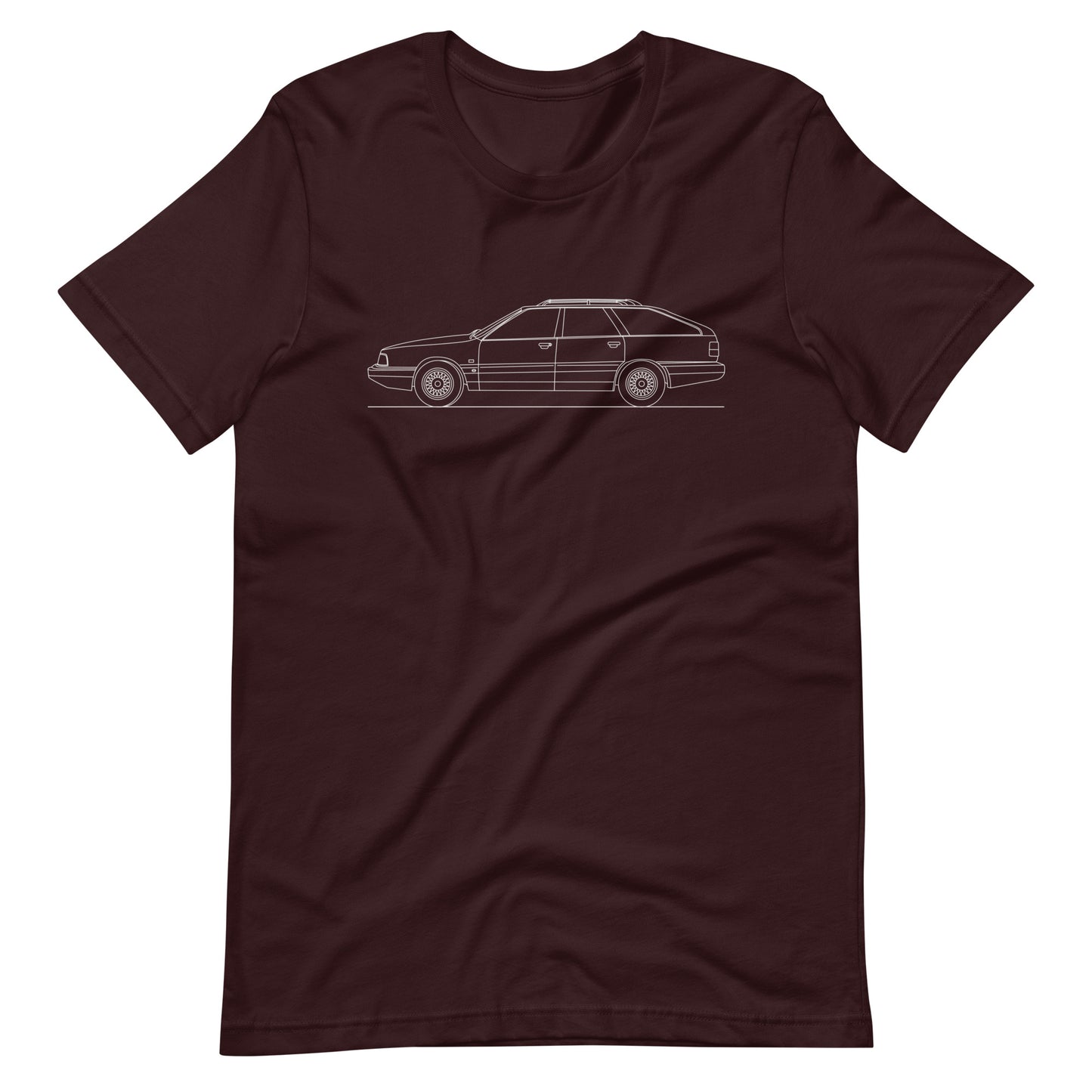 Unisex Audi Quattro Avant T-Shirt in Oxblood
