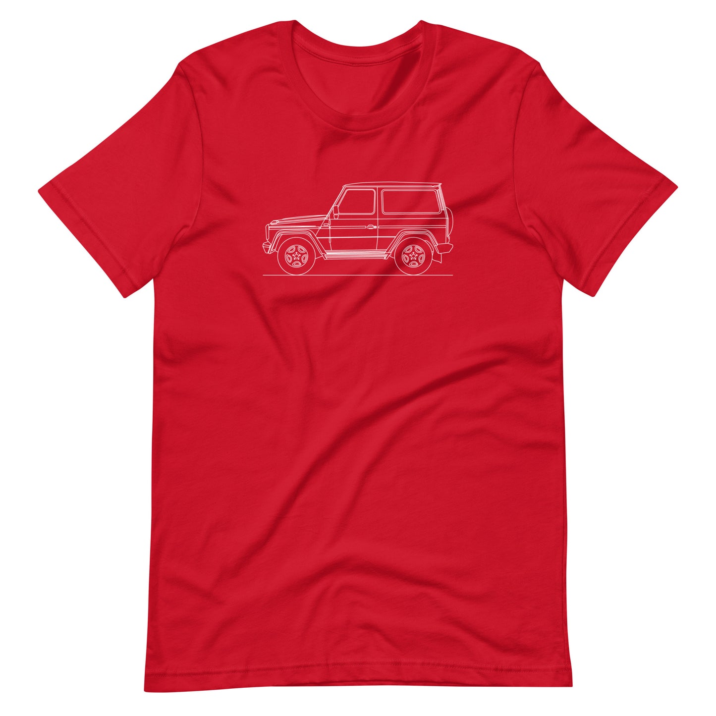 Unisex staple t-shirt in vibrant red