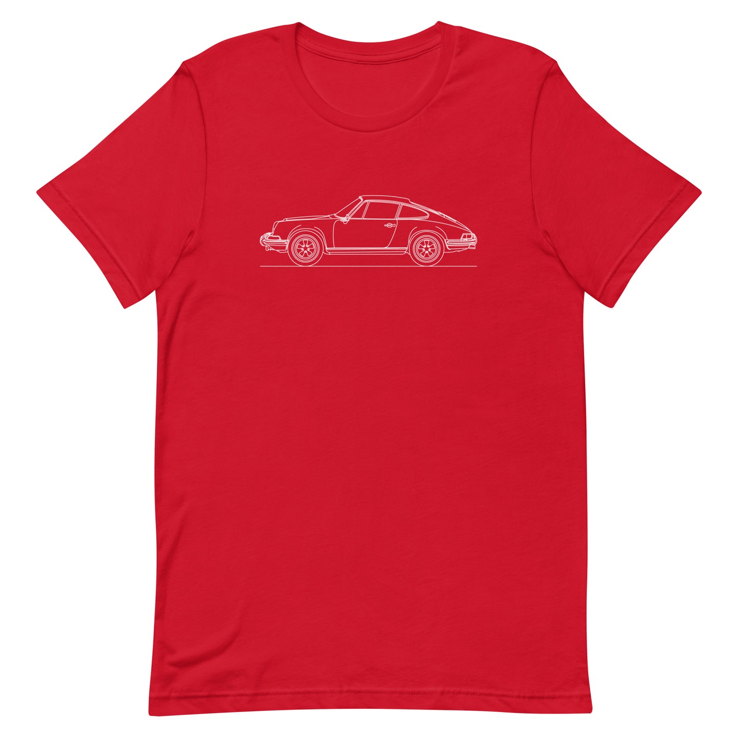 Unisex Porsche 911 classic t-shirt in red