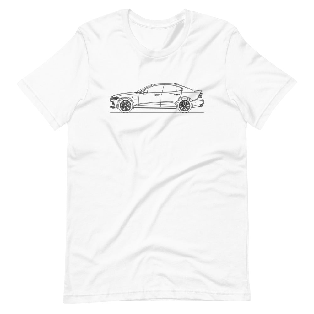 Unisex Volvo S60 R-Design t-shirt in white