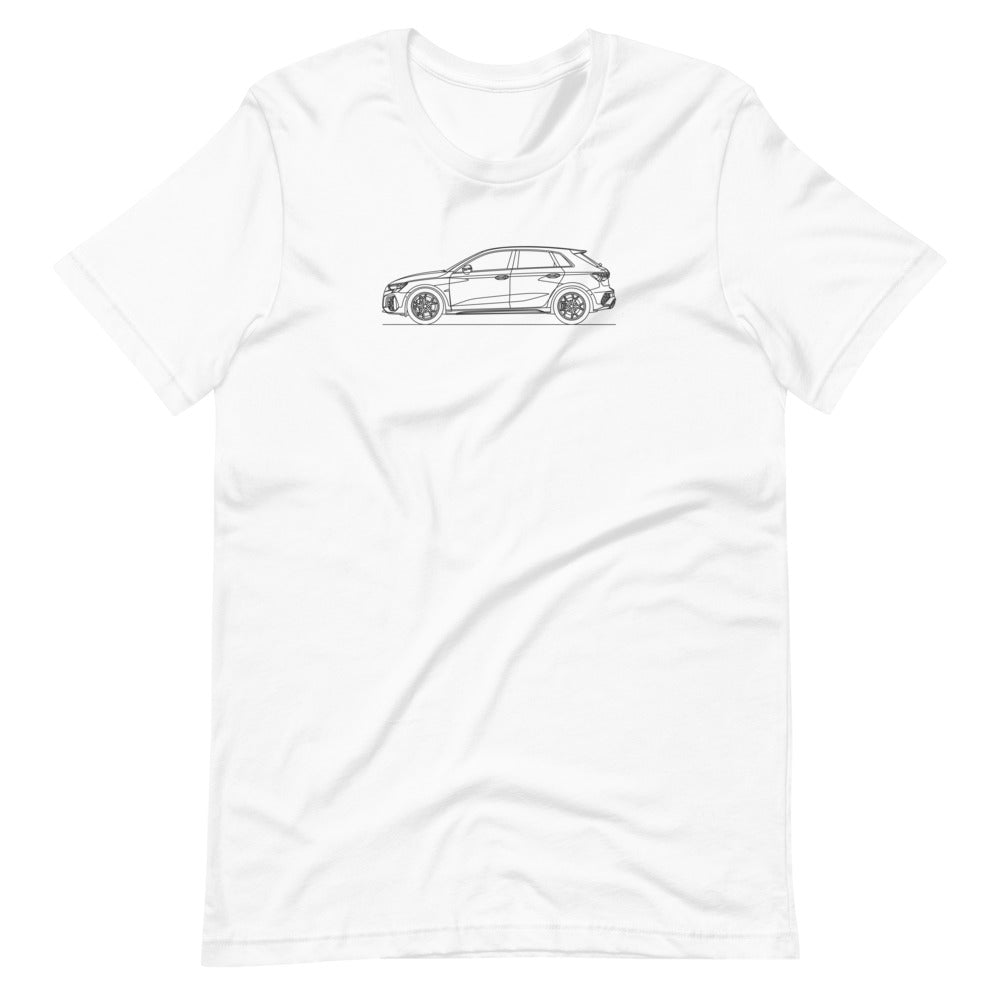 Unisex staple t-shirt in white color