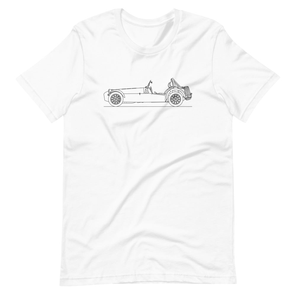 Unisex Caterham Seven T-shirt in white