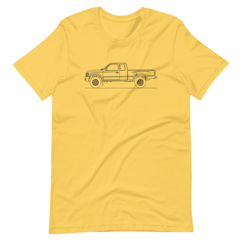 Yellow Toyota Tacoma N140 T-shirt front view