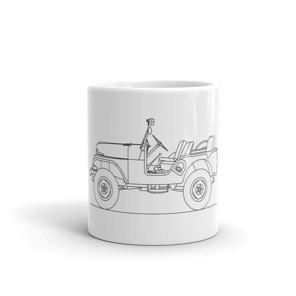 Jeep Willys CJ-5 Mug