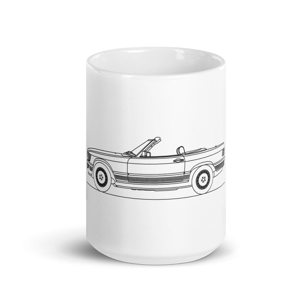 Mercedes-Benz SL 300 R107 mug design featured