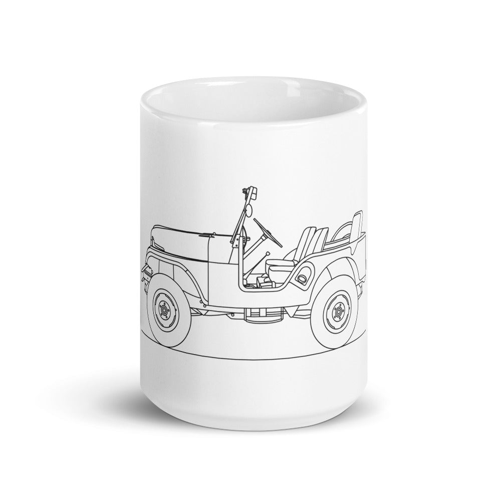 Jeep Willys CJ-5 Mug