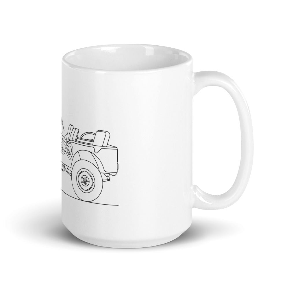 Jeep Willys CJ-5 Mug